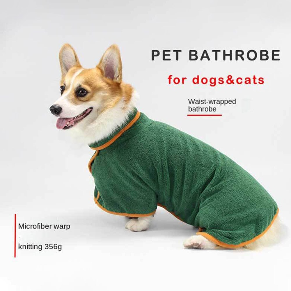Bathrobe For Dogs Quick-Drying Dog Bath Towel For Dog