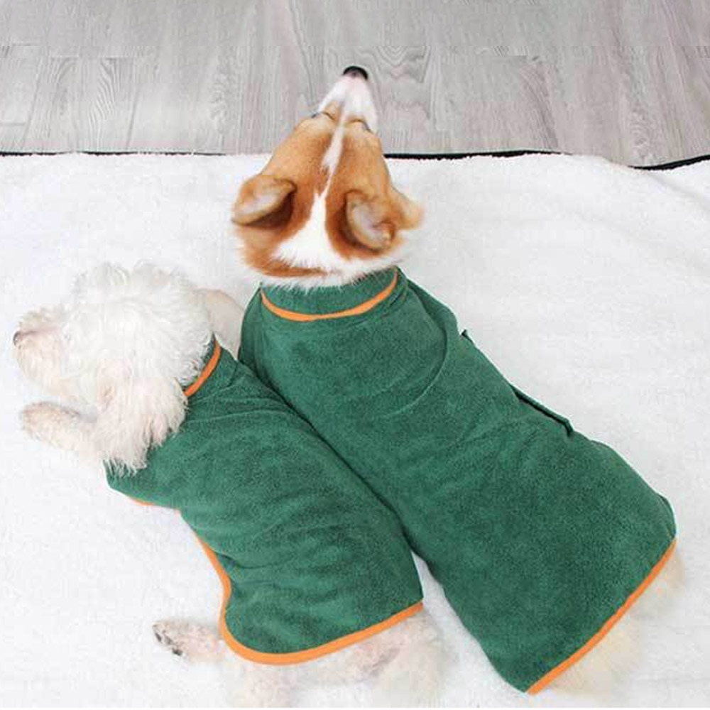 Bathrobe For Dogs Quick-Drying Dog Bath Towel For Dog