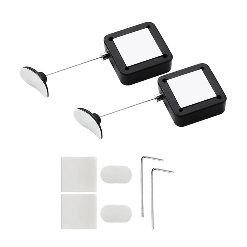 Remote Cable Lock , 6.6Ft /2M Remote Control Security Lock for TV and DVD 2 Pcs