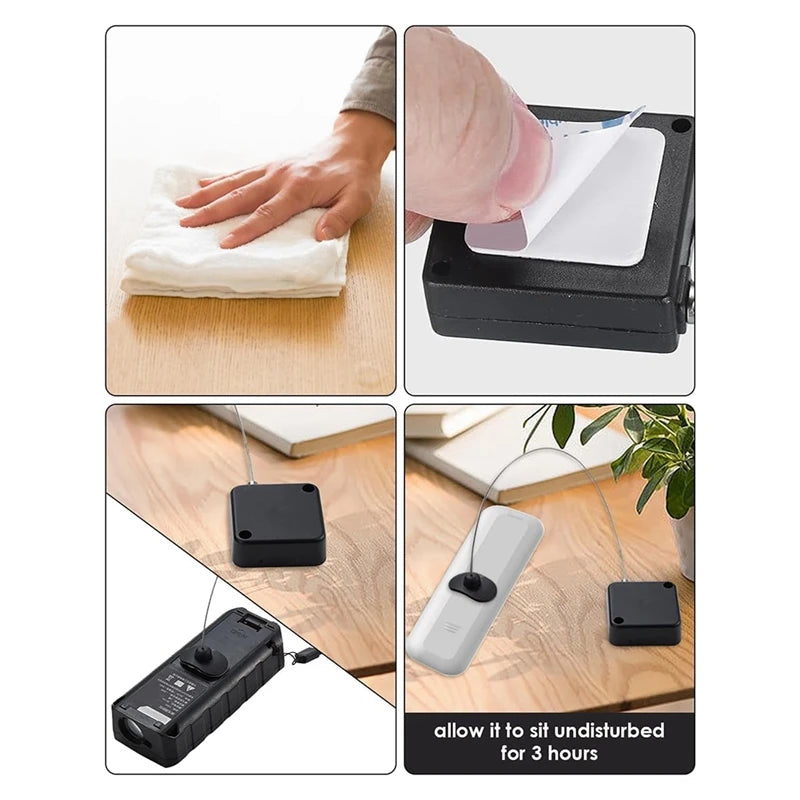  6.6Ft /2M Remote Control Security Lock for TV and DVD 2 Pcs