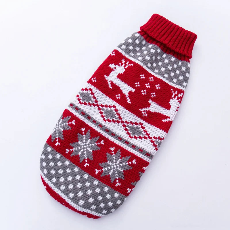 Christmas Cat Sweater Winter Warm Pet Costume for Cats Kedi katten Sphynx Clothing Mascotas Clothes for Dog Animals