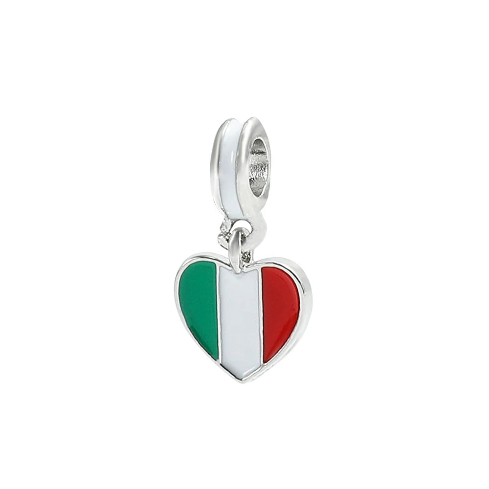 New For Arrival 14 Countries Flag Small Charms Usa/Es/Uk/Fr/Ca/It Flag Pendant For DIY Bracelets Necklace Making For Handmade Jewelry Accessory With For You Accessories Creative Gift