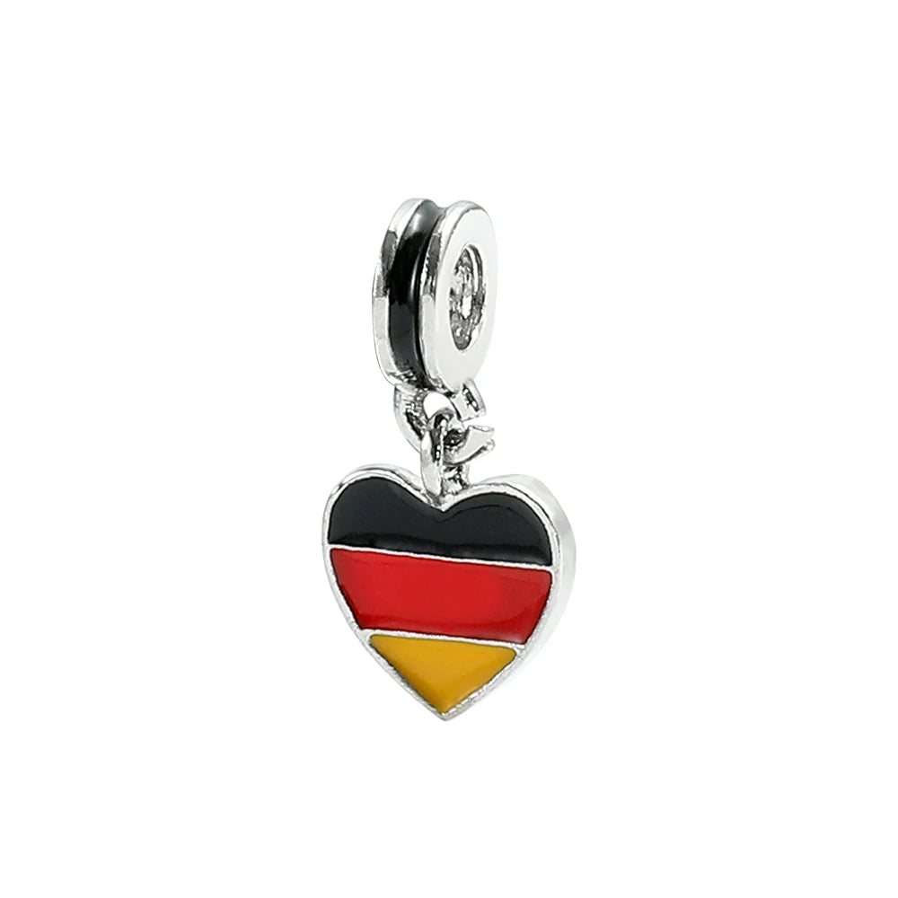 New For Arrival 14 Countries Flag Small Charms Usa/Es/Uk/Fr/Ca/It Flag Pendant For DIY Bracelets Necklace Making For Handmade Jewelry Accessory With For You Accessories Creative Gift