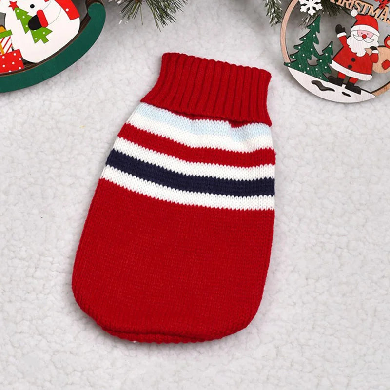 Christmas Cat Sweater Winter Warm Pet Costume for Cats Kedi katten Sphynx Clothing Mascotas Clothes for Dog Animals