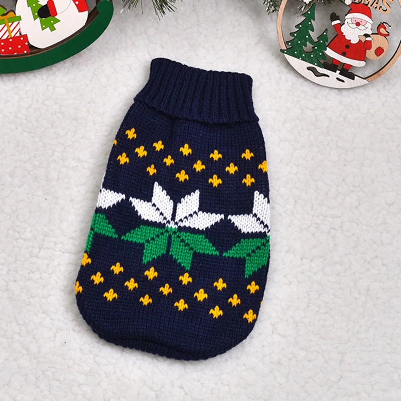 Christmas Cat Sweater Winter Warm Pet Costume for Cats Kedi katten Sphynx Clothing Mascotas Clothes for Dog Animals