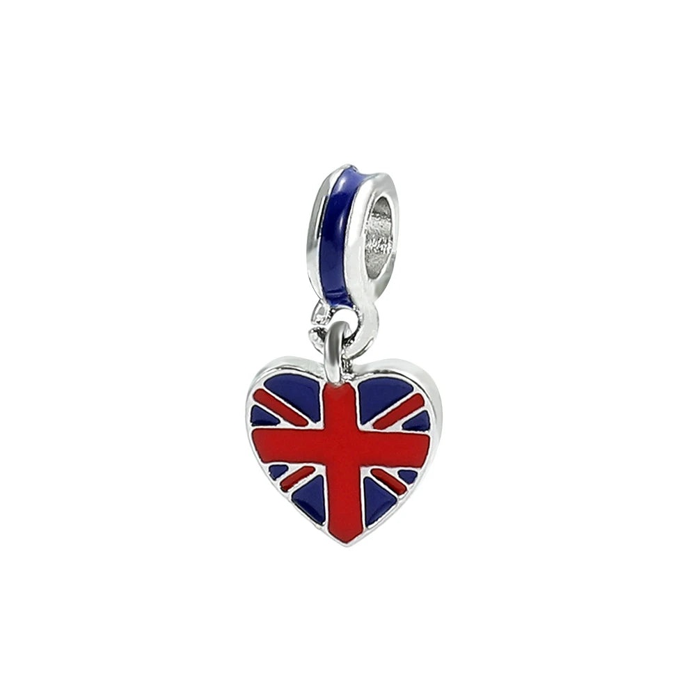 New For Arrival 14 Countries Flag Small Charms Usa/Es/Uk/Fr/Ca/It Flag Pendant For DIY Bracelets Necklace Making For Handmade Jewelry Accessory With For You Accessories Creative Gift
