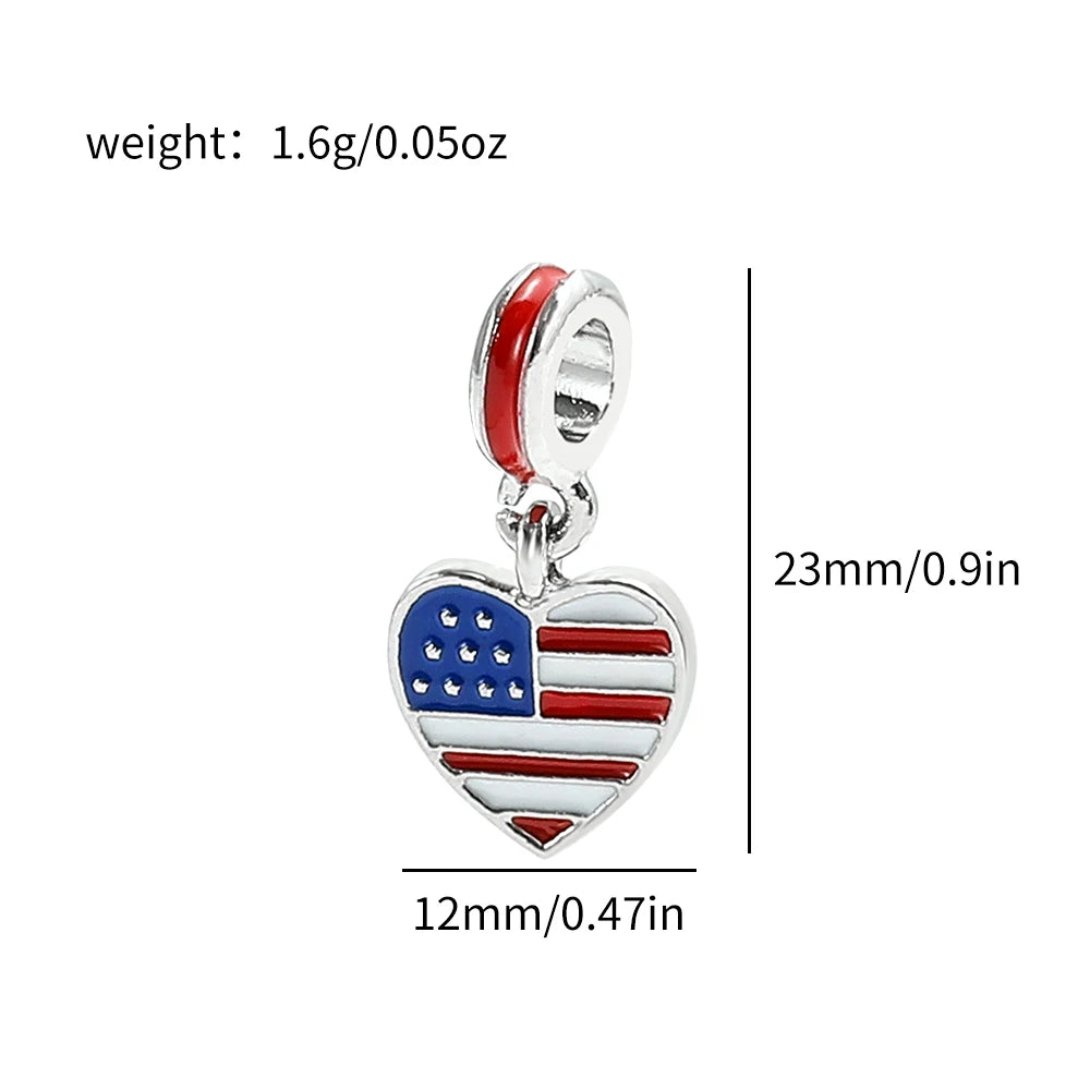 New For Arrival 14 Countries Flag Small Charms Usa/Es/Uk/Fr/Ca/It Flag Pendant For DIY Bracelets Necklace Making For Handmade Jewelry Accessory With For You Accessories Creative Gift