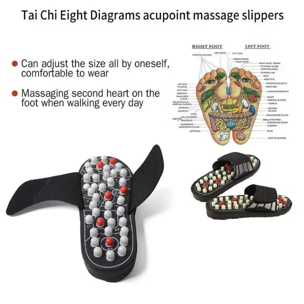 Waterproof Acupressure Reflexology Foot Healthy Massage Slippers