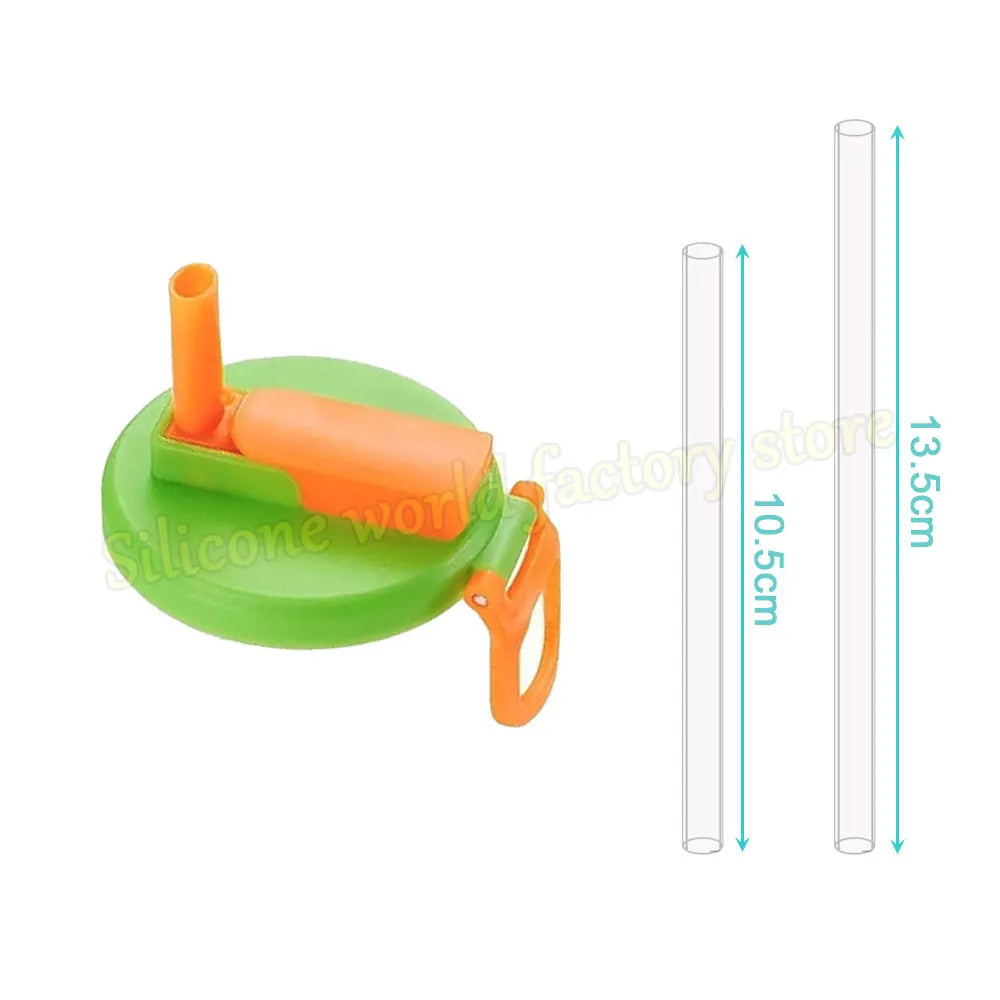 Silicone World Foldable Silicone Soda Can Lid Reusable Sealing Straw Soda Cans Cover For Canned Beverage Beer Juice Drinking