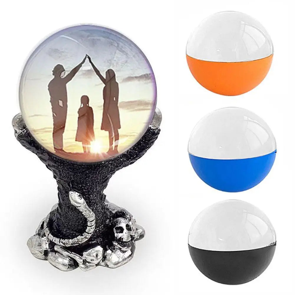 Memory Sphere 2.7 Inch Crystal Memory Ball Uploadable Videos Sphere For Kids Adults Celebration Birthday Wedding Night Halloween
