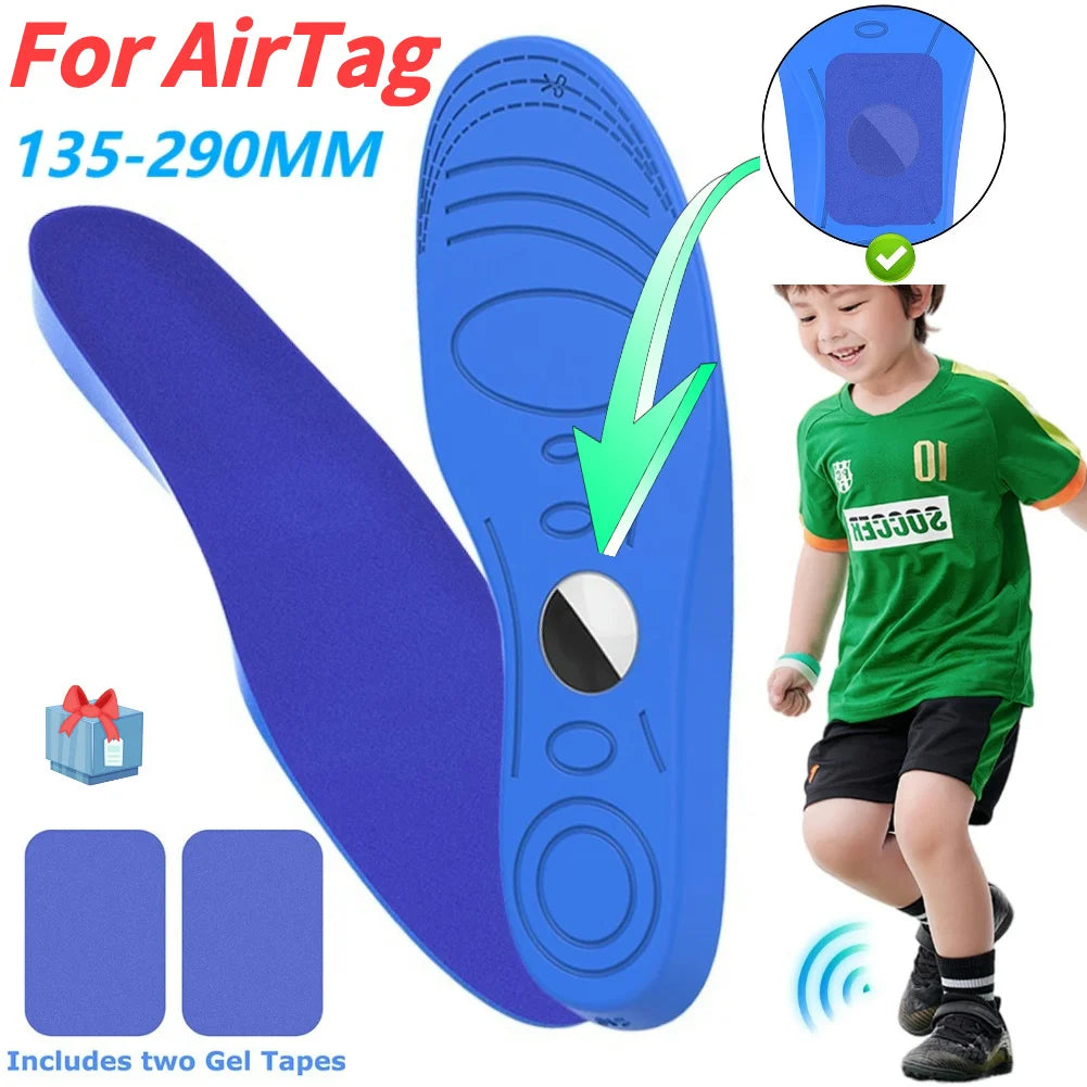 Insole for Airtag, Shoe Inserts for Kids and Old People, Holder Case for Airtag to Track Your Steps and Shoes