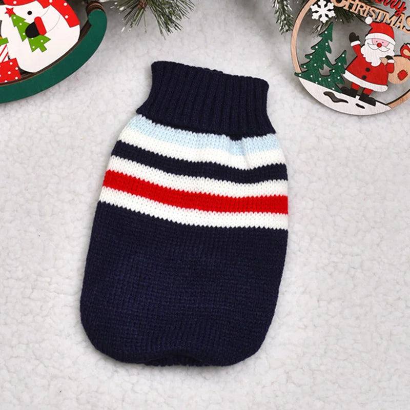 Christmas Cat Sweater Winter Warm Pet Costume for Cats Kedi katten Sphynx Clothing Mascotas Clothes for Dog Animals