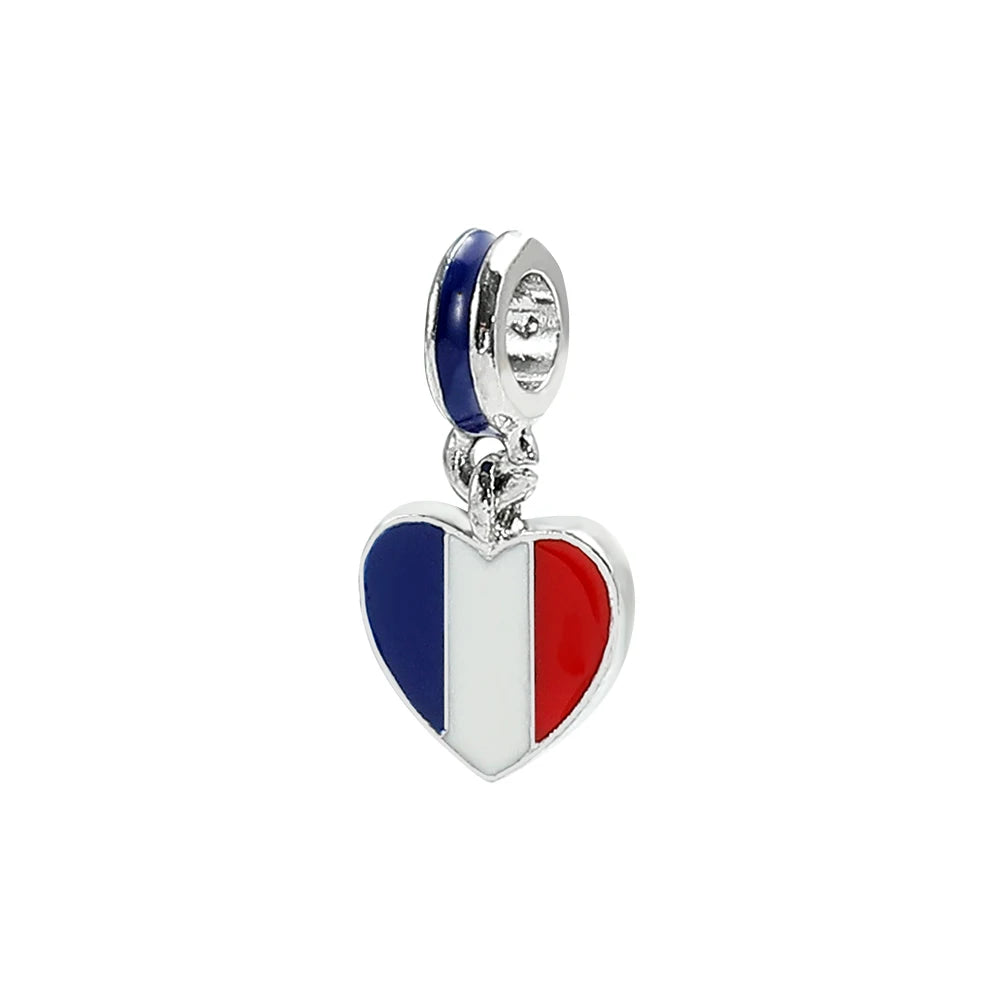 New For Arrival 14 Countries Flag Small Charms Usa/Es/Uk/Fr/Ca/It Flag Pendant For DIY Bracelets Necklace Making For Handmade Jewelry Accessory With For You Accessories Creative Gift