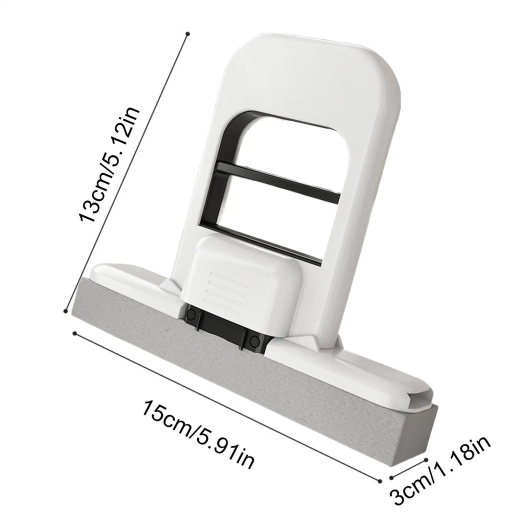 Mini Handheld Mop Folding Powerful Squeeze Home Cleaning Mops with Sponge Self-squeezing Floor Washing Mops Desk Window Car